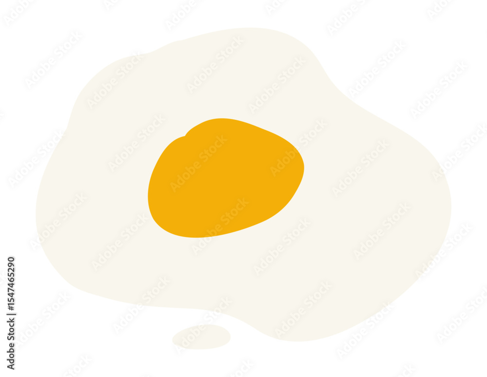 Poster blob egg shape element