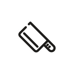 Knife icon vector. Linear style sign for mobile concept and web design. Knife symbol illustration. Pixel vector graphics - Vector.	