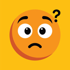Confused Emoticon with Raised Eyebrow
