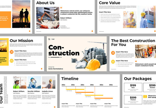 Constraction Presentation Template