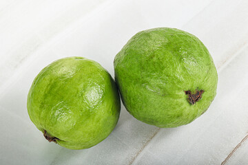 Fresh ripe green Guava fruit