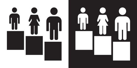  Inclusivity icon.  vector illustration. EPS 10/AI