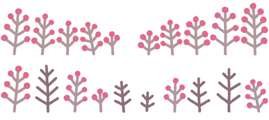 꽃나무 열매 가지