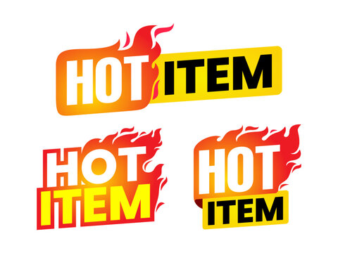 Hot Item Sale with fire