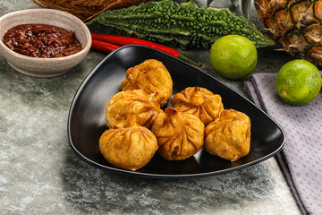 Tibetian cuisine - Momo stuffed dumplings
