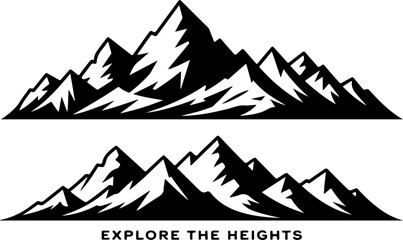 mountains  outdoors, adventure, explore, hiking,  vector bundle