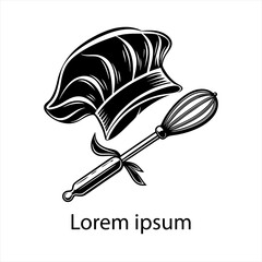 Detailed chef logo template