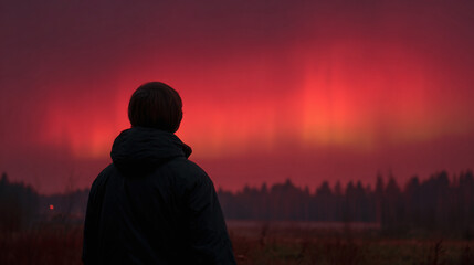 Awe-Inspiring Aurora Borealis Sunset View