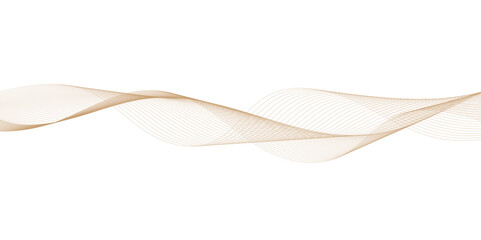 beige wave design creates  flowing and dynamic visual effect on a white background,  adding a touch of elegance and modern style