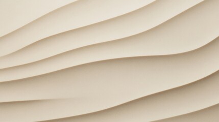 Beige Textured Background with Elegant Wave Patterns and Soft Lighting