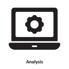 Analysis Vector Icon which can easily modify or edit