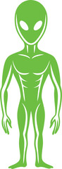 green alien character