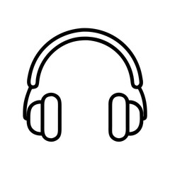 Headphones icon vector