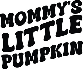 Basic RGB Mommy's Little Pumpkin svg