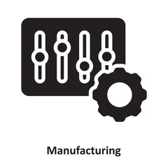 Manufacturing Vector Icon which can easily modify or edit