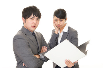 失敗をするビジネスマン