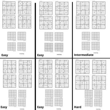 28 6x4 Sudoku Puzzles with Solutions &ndash; Easy to Hard Printable Logic Games

