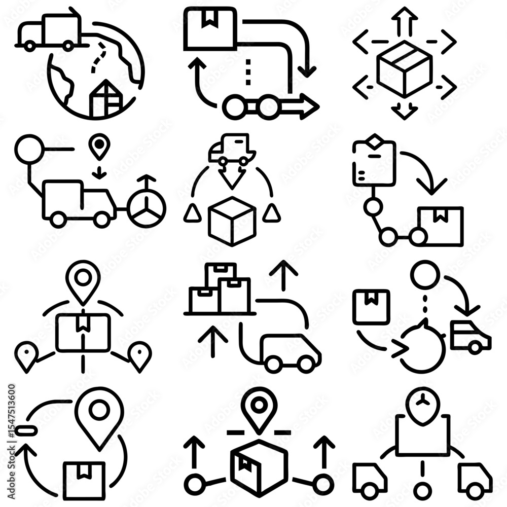 Fototapete Illustration of assorted circles with varying patterns and sizes arranged in horizontal rows design element