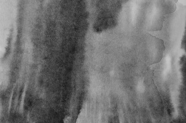 Grey watercolor background, texture paper