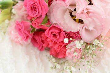 綺麗な薔薇の花束