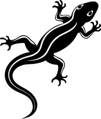 vector image of a lizard