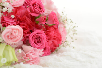 綺麗な薔薇の花束