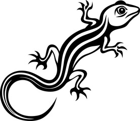 vector image of a lizard
