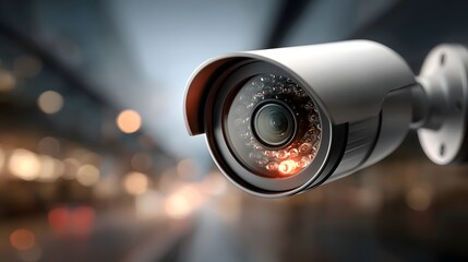 Outdoor surveillance equipped with infrared technology for effective monitoring and recording in low light or nighttime conditions