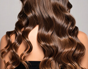 Blurred, frizzy hair strands become smooth and sleek, demonstrating the transformative power of a conditioning treatment.