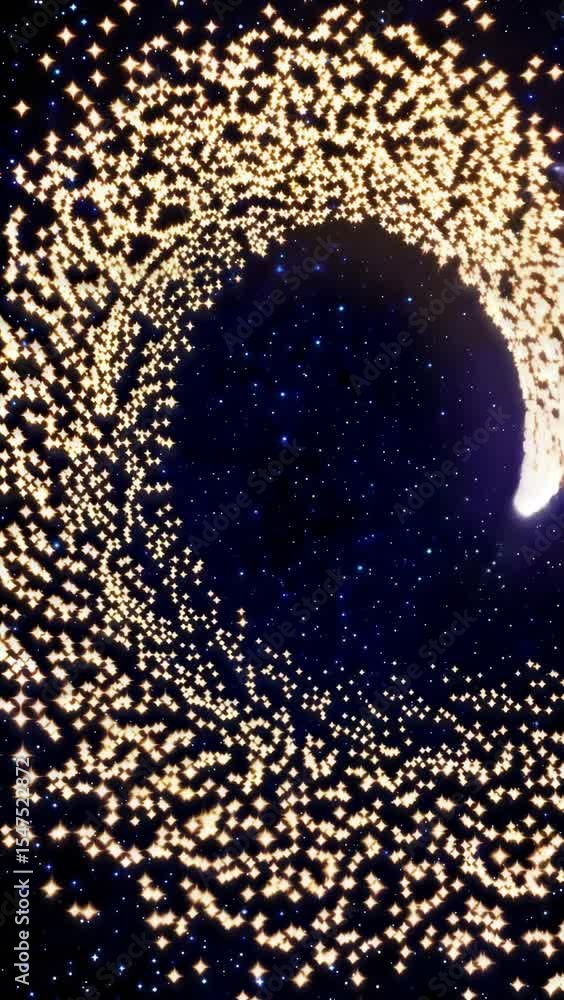 Poster fireworks display with happy new year message