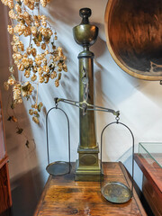 Ancient pharmaceutical weighing scales