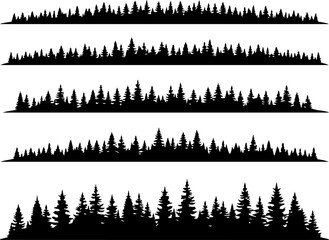 mountain  pine tree  forest  vector bundle