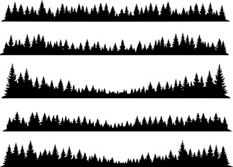 Mountain Forest Tree Vector bundle