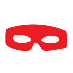 Vector red eye mask