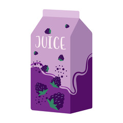 Colorful summer cold drink cartons and bottles with different fruit flavors