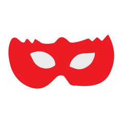 Vector red eye mask