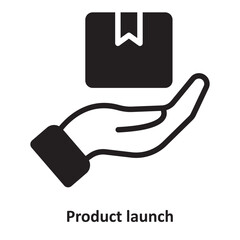 Product launch Vector Icon which can easily modify or edit