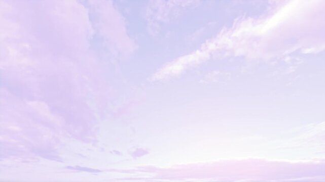 sky timelapse of light pink sunrise nebulosity clouds