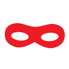 Vector red eye mask