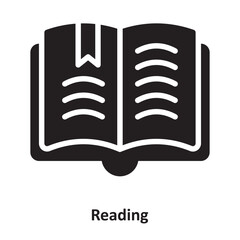 Reading Vector Icon which can easily modify or edit