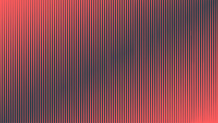 Vertical lines vector halftone pattern tilted structure red black abstract background. Minimal style abstraction with retro-futuristic and modern vibe perfect for digital design or visual compositions