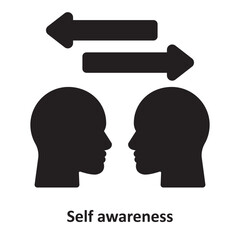 Self awareness Vector Icon which can easily modify or editSelf awareness Vector Icon which can easily modify or edit