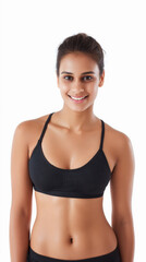 Fototapeta premium young beautiful slim and fit woman