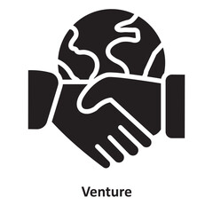 Venture Vector Icon which can easily modify or edit