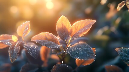 清晨光线洒落花田自然景观高分辨率图片