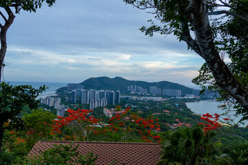 View of Hainan Island architecture
