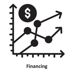 Financing Vector Icon which can easily modify or edit