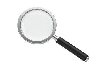 Isolated Magnifying Glass Detective Investigation Tool