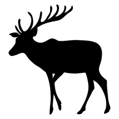 buck deer Icon Black_1
