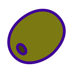 vector illustration of a kiwi fruit